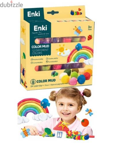 Enki Color Mud 12 Different Colors