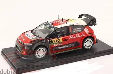 Citroën C3 WRC Rallye Catalunya (2017) diecast car model 1:24.