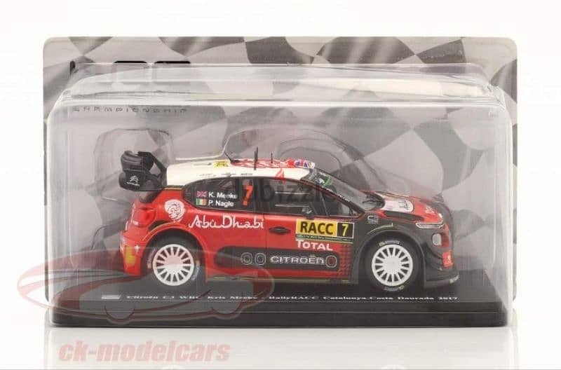 Citroën C3 WRC Rallye Catalunya (2017) diecast car model 1:24. 5