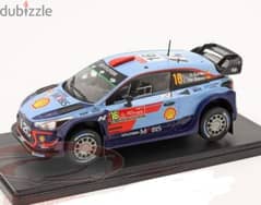 Hyundai I20 WRC Rallye Portugal (2018) diecast car model 1:24.