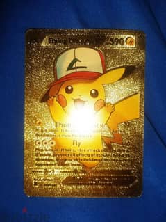 Pikachu Pokémon Golden Cards