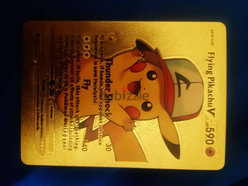 Pikachu Pokémon Golden Cards 3
