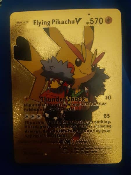 Pikachu Pokémon Golden Cards 6