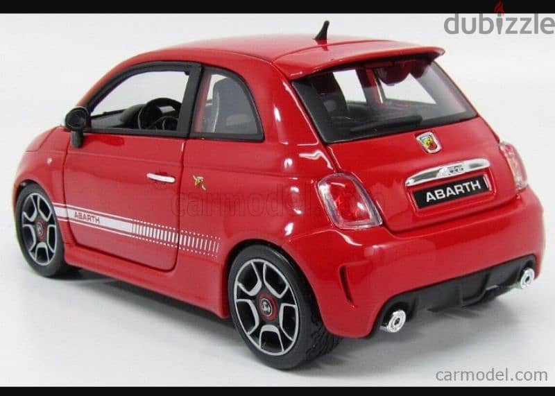 Abarth 500 diecast car model 1;18. 2