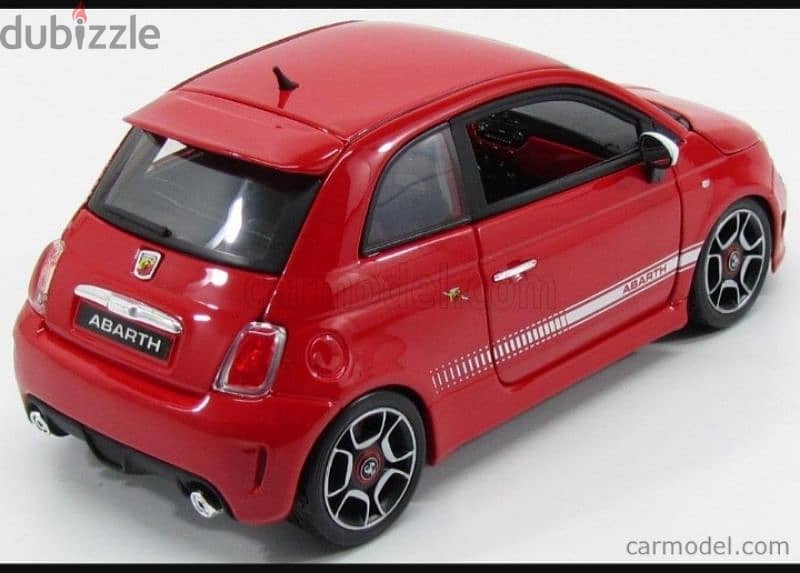 Abarth 500 diecast car model 1;18. 4