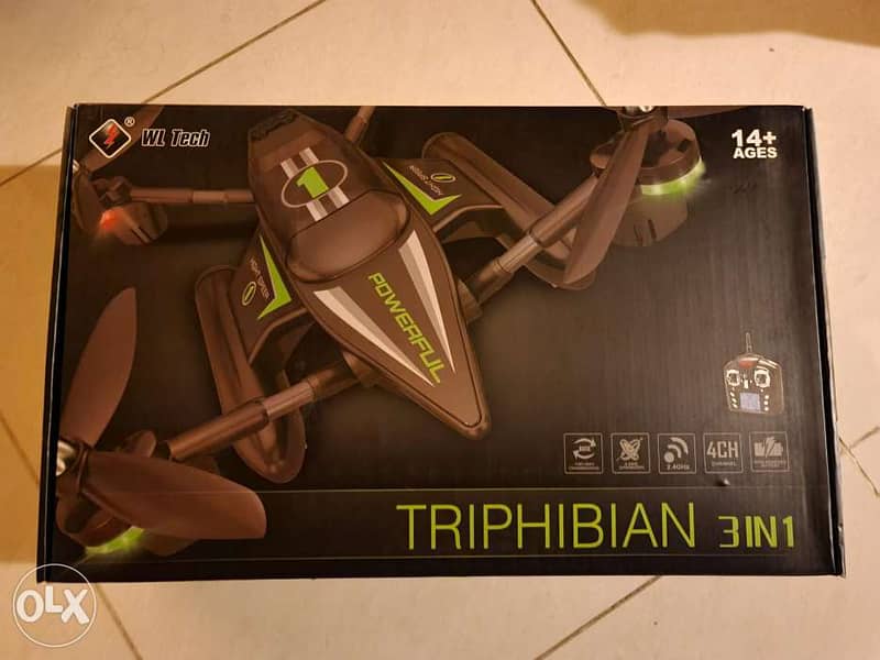 Triphiban 3 in 1 4 Channel Drone 1