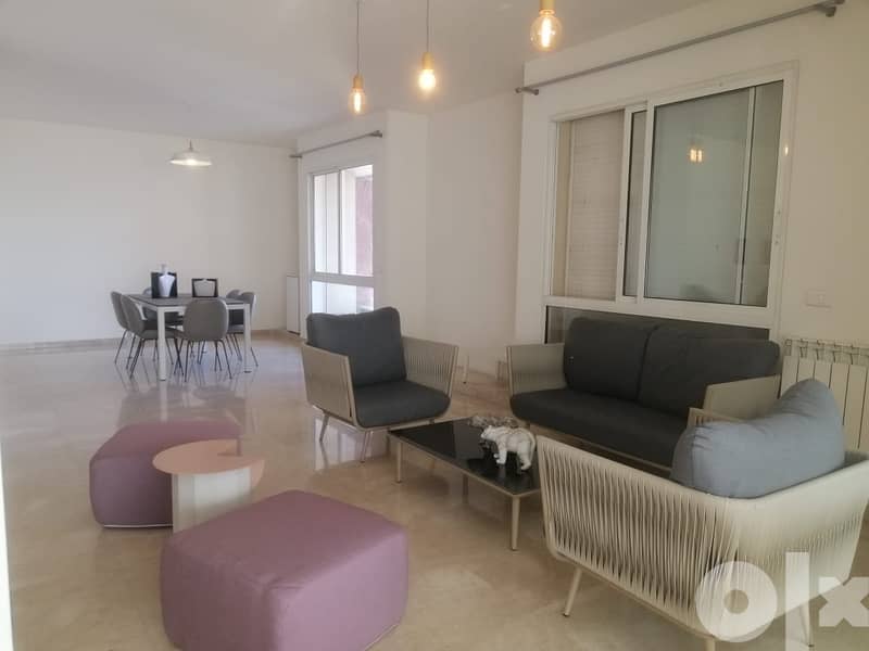 L10757-Furnished 3-Bedroom Apartment For Rent Near Lycee In Achrafieh 3