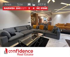 200 SQM Apartment For sale in RABWEH! REF#MC51988