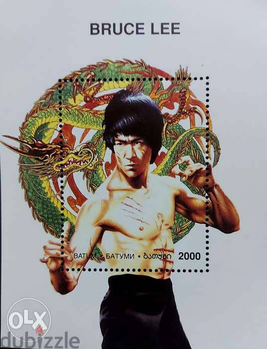 طابع ببلوك ل BRUCE LEE ب1$ 0