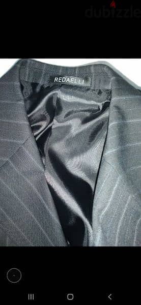 Redaelli black suit 52 7