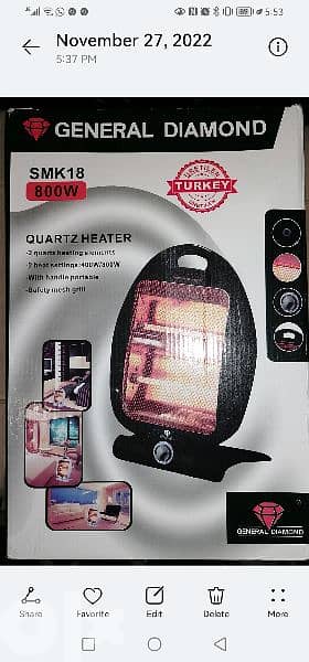 heater with two candles 1