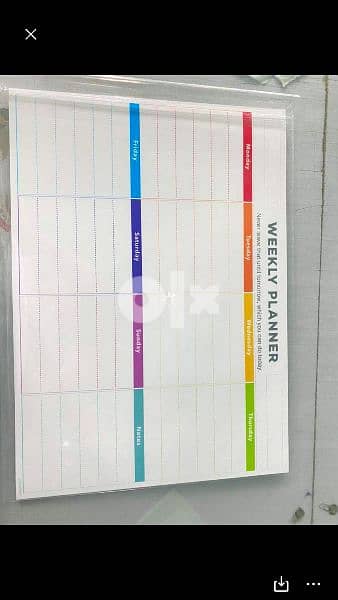 Magentic Calendar with markers and eraser 3