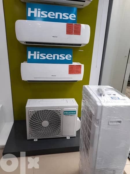 Hisense AC inverter Cold/hot 9000/12000/18000/24000 BTU 5