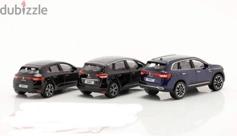 Renault 3 car set diecast car model 1;64. 3