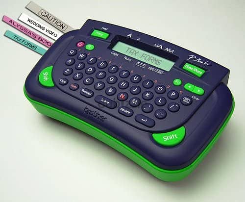 Brother PT-80 P-touch Portable Label Printer 0