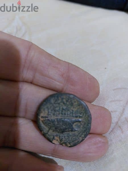 Phoencian Bronze Coin for the Roman Emperor Elagabalus year  218 AD 1