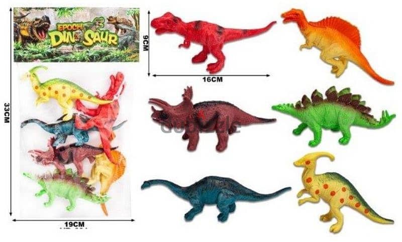 Epoch Dinosaurs Set Pack of 6 0