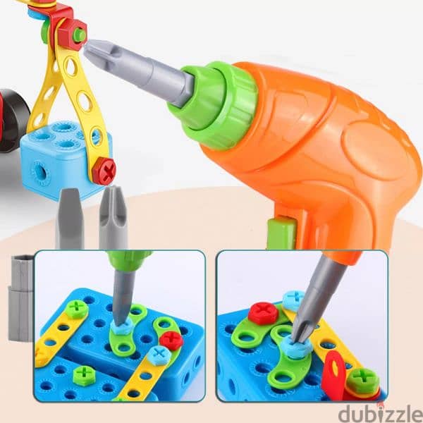 DIY 3D Puzzle Upgraded Assembly Building Toy Set 288 Pcs 1