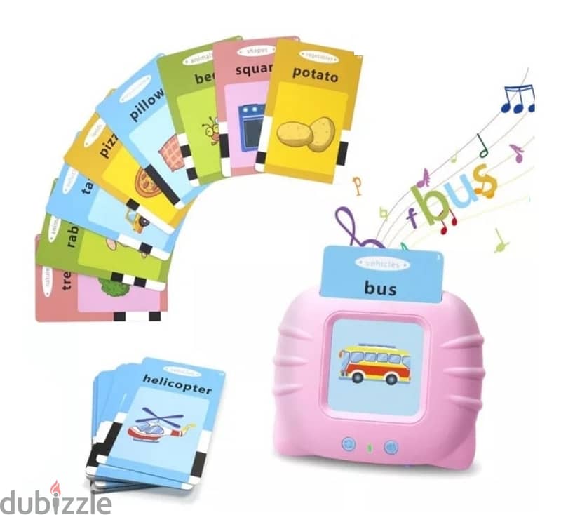 Card Early Education Device, Rechargeable, 224 Cards, English & Arabic 0