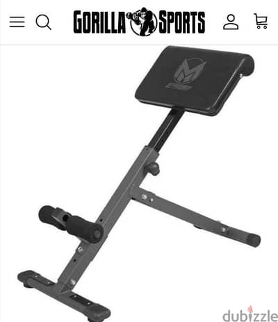 new gyronetics foldable hyper extension bench 81701084