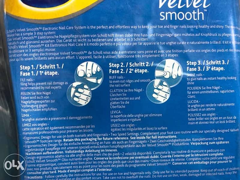 scholl velvet smooth nail care system 2