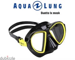 Aqualung Duetto lx diving scuba spearfishing maskناضور للغطس 0