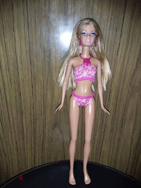 BATH PLAY FUN BARBiE Mattel 2010 As new doll, her swim suit, bend legs 2