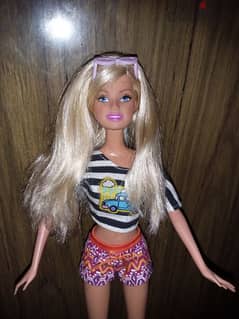 Barbie IN A MERMAID TALE Mattel doll bend legs flat feet, swim suit=18