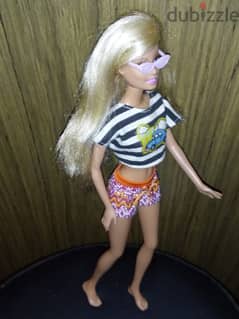 Barbie IN A MERMAID TALE Mattel doll bend legs flat feet, swim suit=18 0