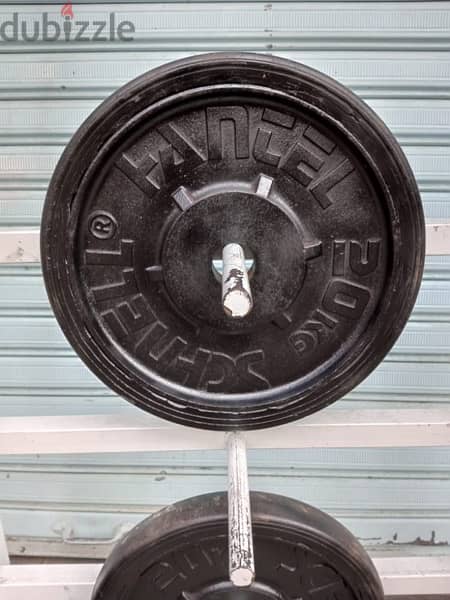 olympic plates rubber and iron like new 70/443573 RODGE 1