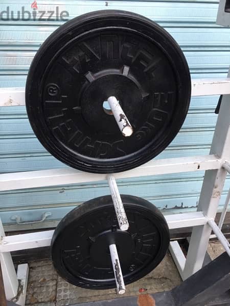 olympic plates rubber and iron like new 70/443573 RODGE 2