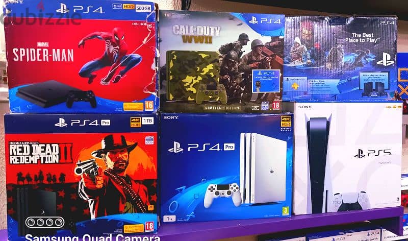 ps4 slim new europe +1 cd gta 5 new  with warranty only 299$ 13
