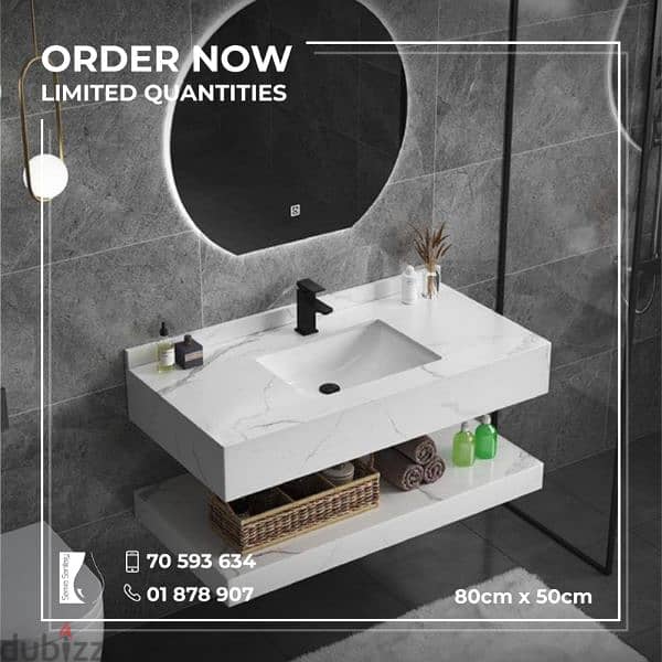 Bathroom marble sink 0