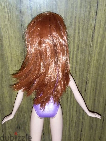 BATH SWIM Barbie RED HAIR great doll molded swim wear +Figurine Toy=14 5