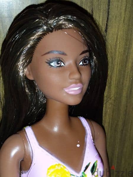 Barbie WATER PLAY AFRICAN AMERICAN molded swimsuit body great doll=15$ 2
