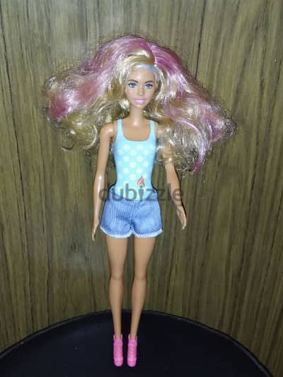 Offer:MOVIE NIGHT/BEACH PARTY COLOR REVEAL Barbie Mattel doll2020 +WIG