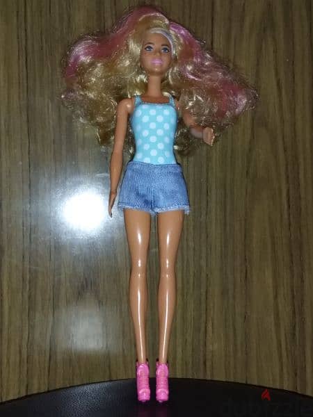 Offer:MOVIE NIGHT/BEACH PARTY COLOR REVEAL Barbie Mattel doll2020 +WIG 3