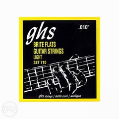 GHS Electric Guitar Strings Brite Flats 0
