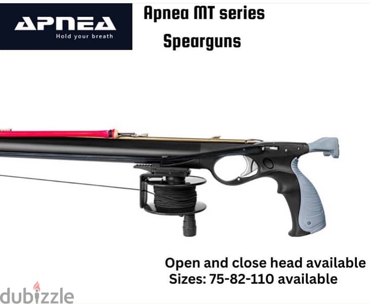 Apnea Spearfishing spear with reel for diving all sizes 2