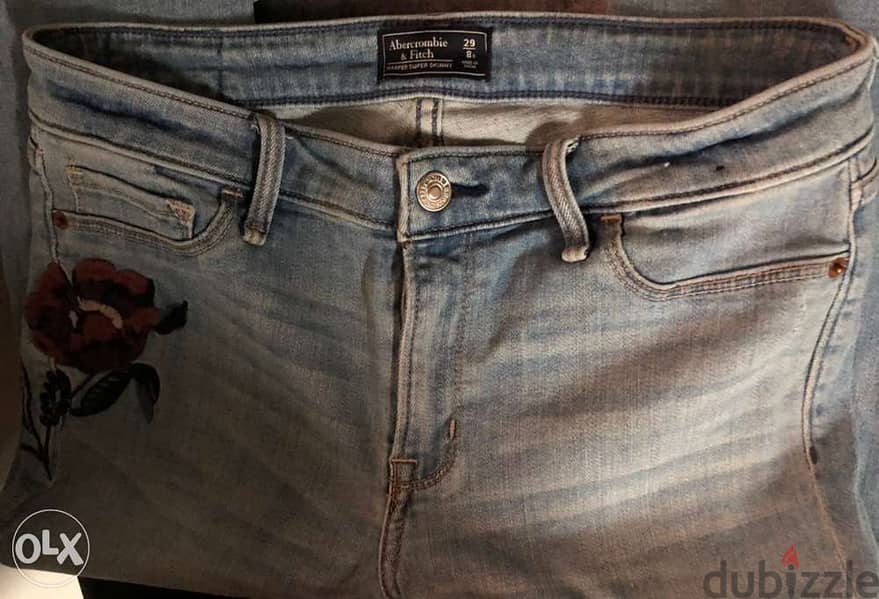 Jeans for women, بنطلون جينز, ABERCOMBIE & FITCH brand 3