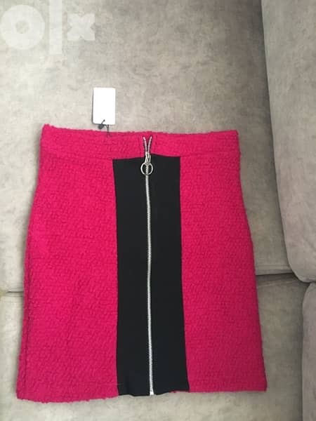 skirt large wool pink 2