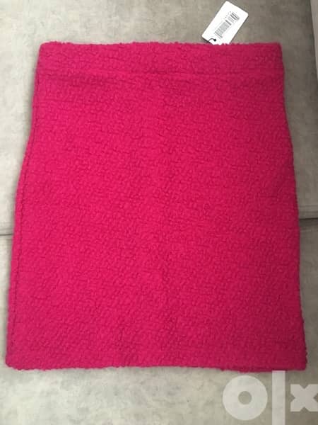 skirt large wool pink 5