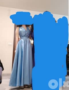 blue dress for events and party 0