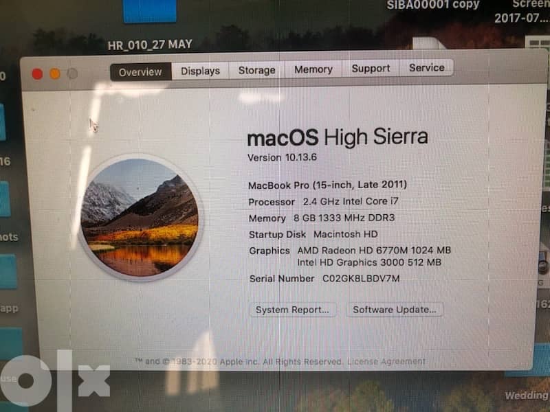 MacBook Pro 15” i7 2011 2