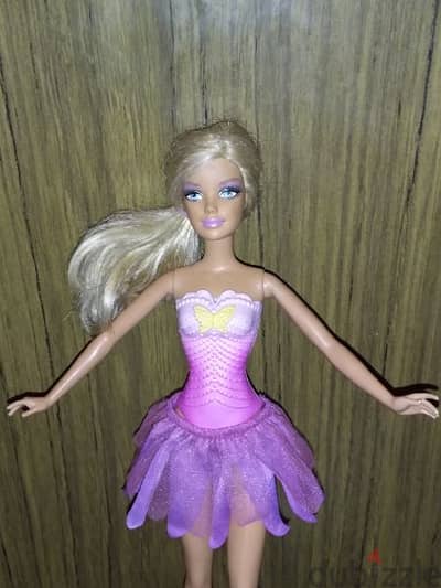 Barbie FAIRYTALE MAGIC FASHION FLOWER Butterfly great doll No Wings=15