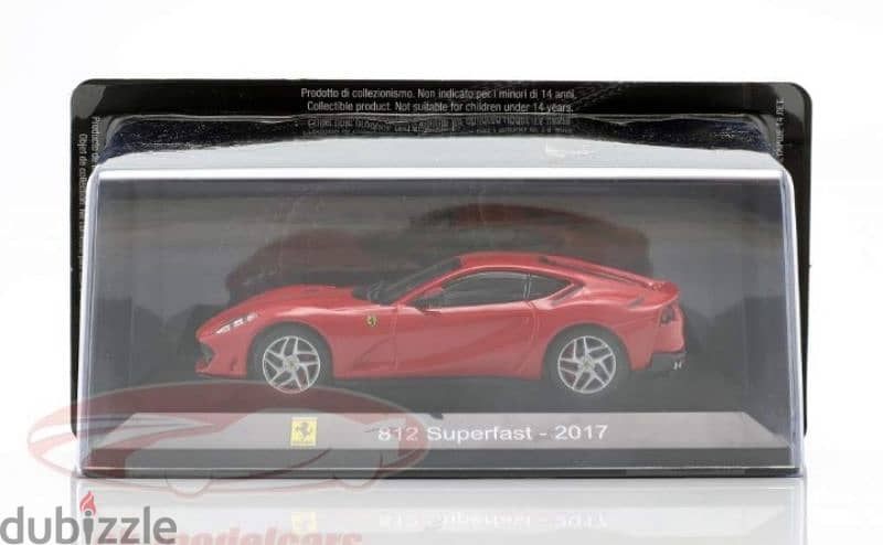 Ferrari 812 Superfast (2017) diecast car model 1;43. 5