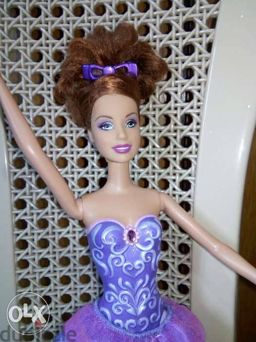 BALLERINA Barbie Mattel like new doll 2005 bendable legs=14