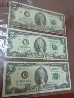 2 usd dollar bill 0