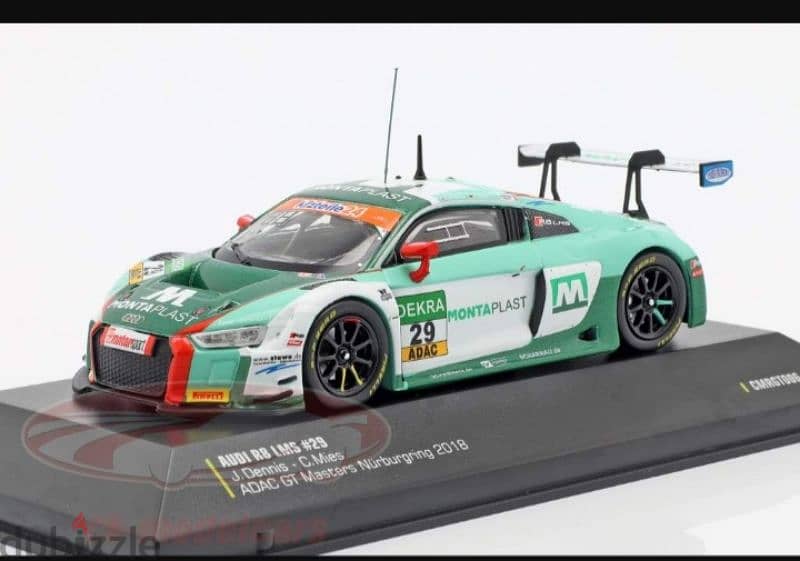 Audi R8 LMS (GT Masters 2018) diecast car model 1;43. 1