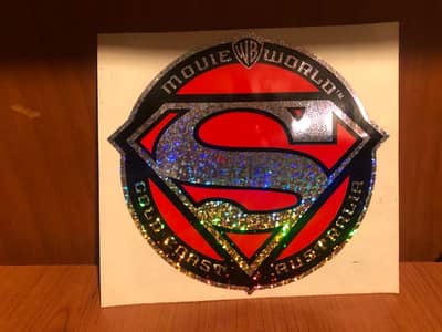 vintage 1998 DC comics 2 stickers “Superman”